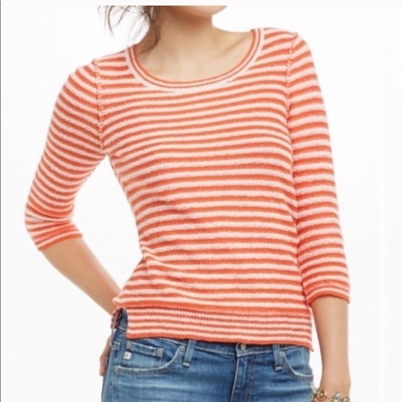ANTHROPOLOGIE Stacked Latitudes Pullover top - Picture 1 of 6